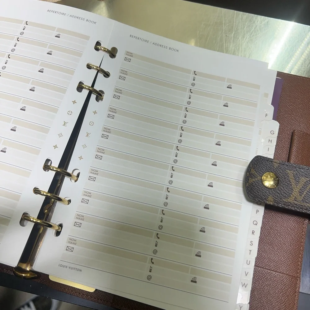 Louis Vuitton Monogram Canvas Brown & Tan Organizer Cover